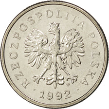 Coin, Poland, Zloty, 1992, MS(63), Copper-nickel, KM:282