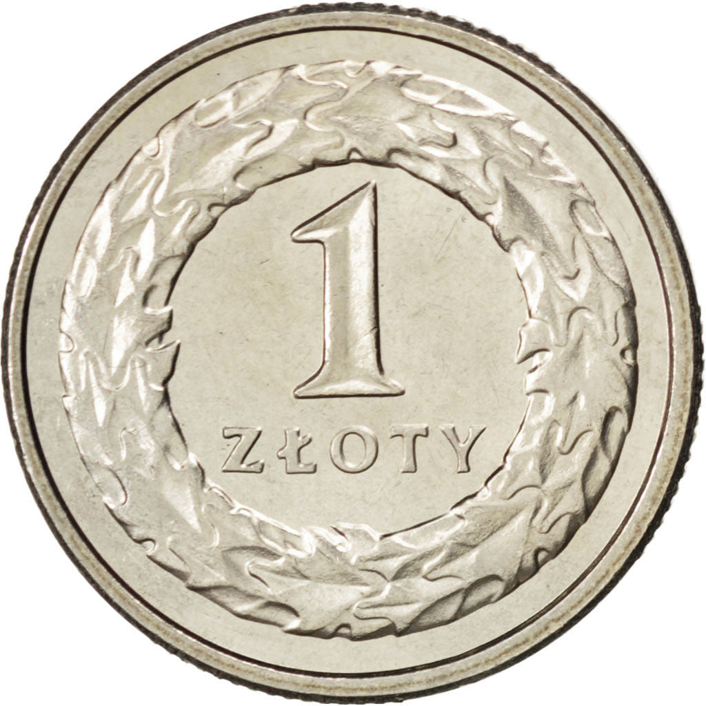 Coin, Poland, Zloty, 1992, MS(63), Copper-nickel, KM:282
