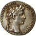 Coin, Augustus, Denarius, 2 BC-4 AD, Lyon - Lugdunum, AU(50-53), Silver, RIC:211