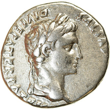 Coin, Augustus, Denarius, 2 BC-4 AD, Lyon - Lugdunum, EF(40-45), Silver, RIC:207