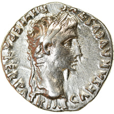 Münze, Augustus, Denarius, 2 BC-4 AD, Lyon - Lugdunum, SS, Silber, RIC:207