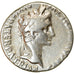 Coin, Augustus, Denarius, 2 BC-4 AD, Lyon - Lugdunum, VF(30-35), Silver, RIC:207
