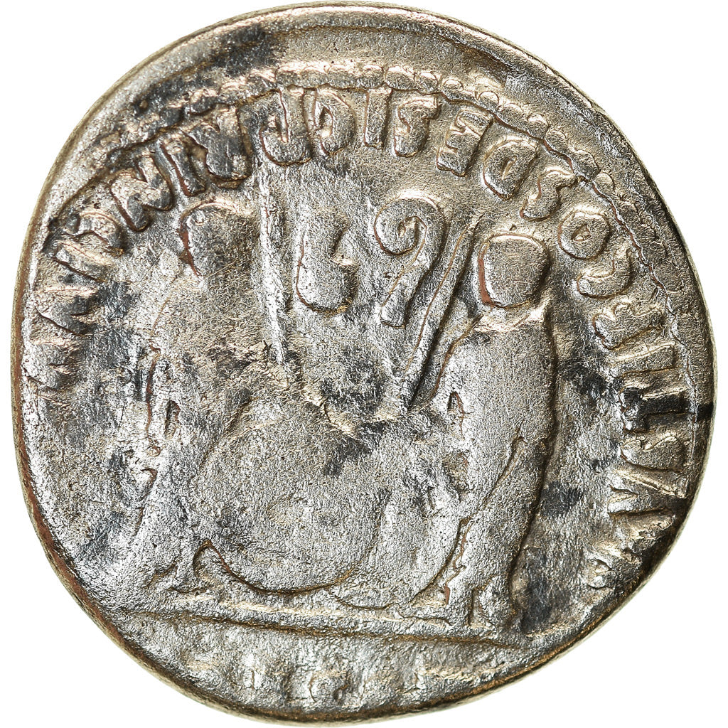 Coin, Augustus, Denarius, 2 BC-4 AD, Lyon - Lugdunum, VF(20-25), Silver, RIC:207