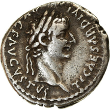 Coin, Tiberius, Denarius, AD 14-37, Lyon - Lugdunum, EF(40-45), Silver, RIC:28