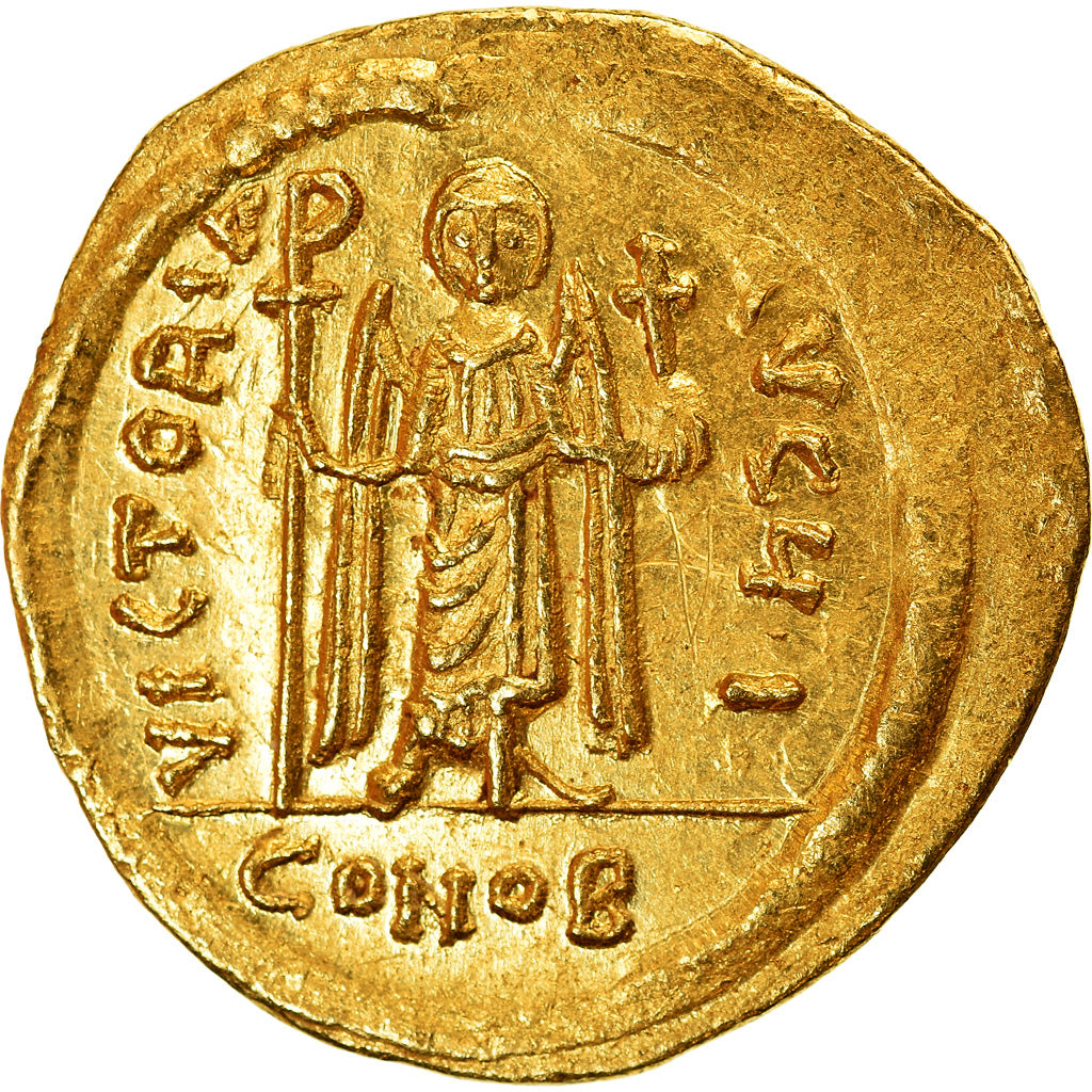 Moneda, Phocas, Solidus, 602-610, Constantinople, SC, Oro, Sear:620