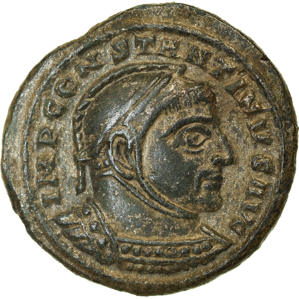 Coin, Constantine I, Follis, 318, Siscia, AU(50-53), Bronze