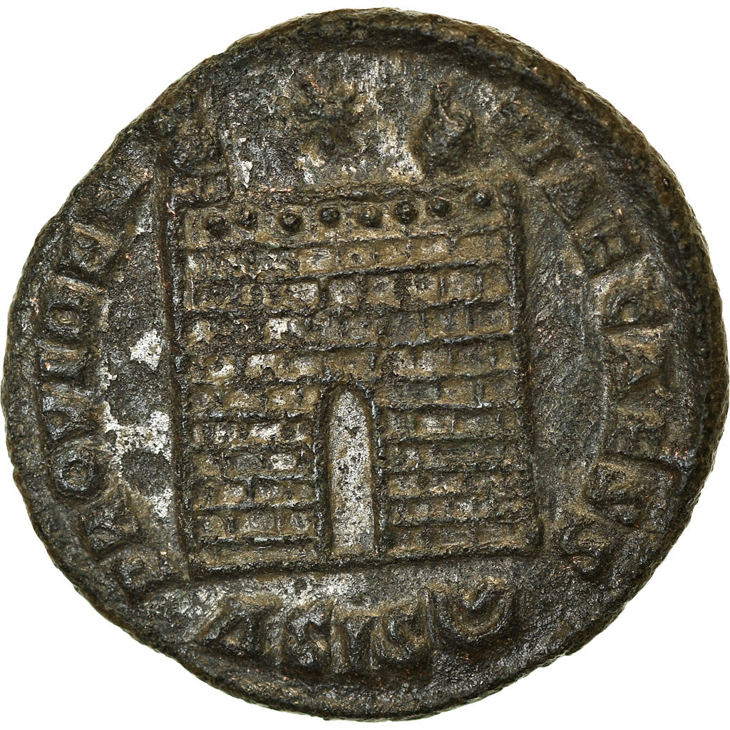 Coin, Constantius II, Follis, 328-329, Siscia, EF(40-45), Bronze