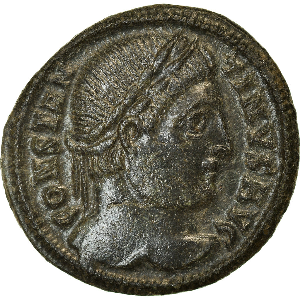 Münze, Constantine I, Follis, 325-326, Heraclea, SS+, Bronze, RIC:69