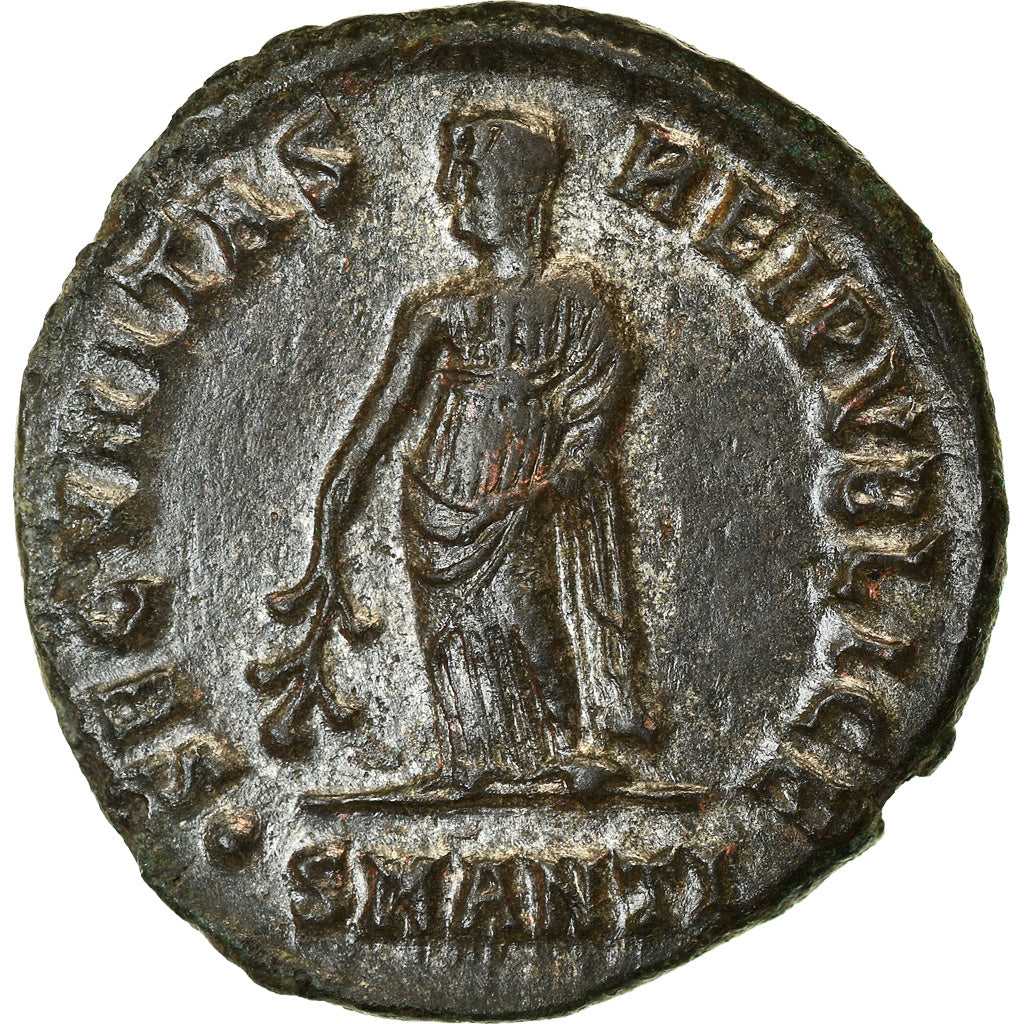 Monnaie, Hélène, Follis, 327-329, Antioche, TTB, Bronze, RIC:82