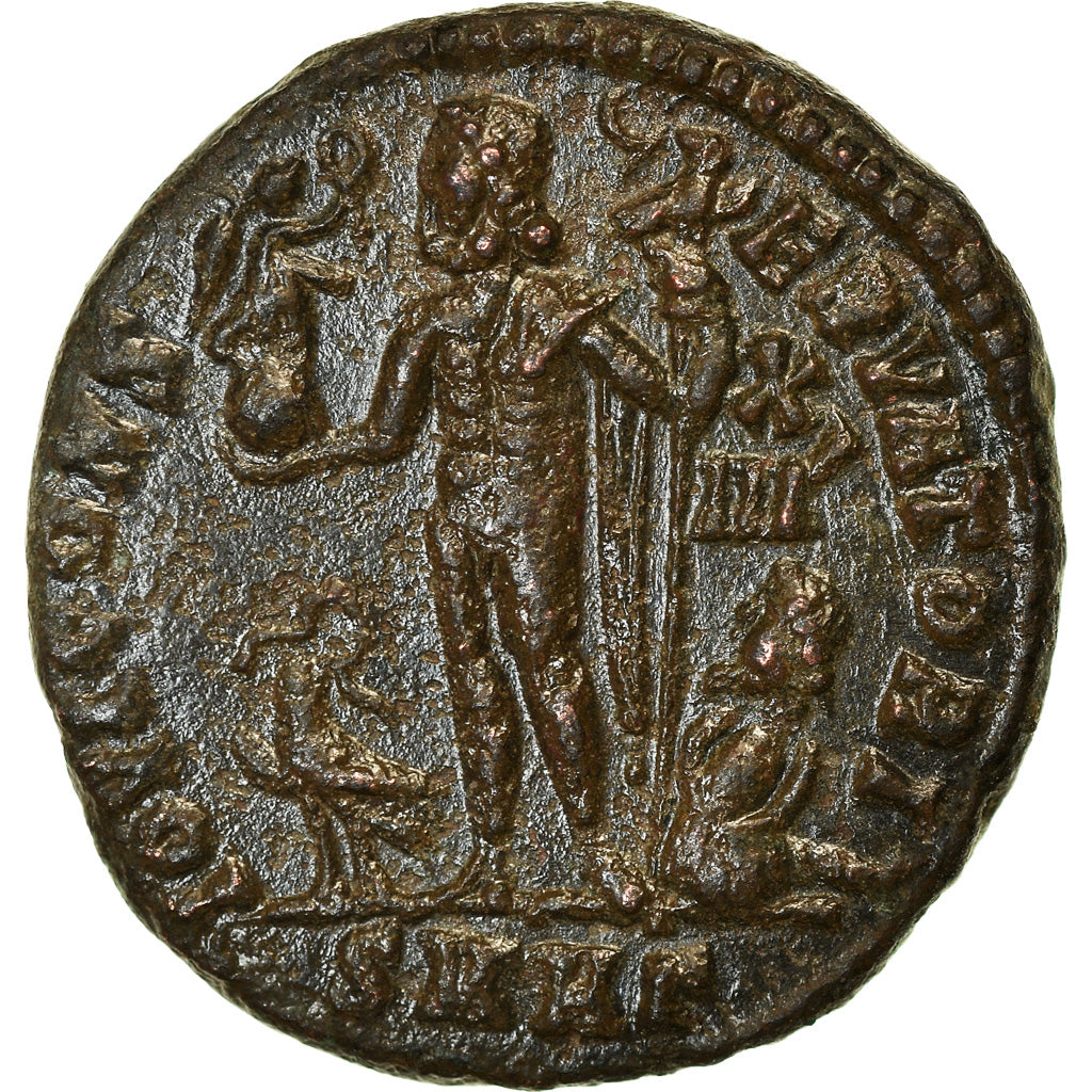 Coin, Licinius II, Follis, 321-324, Nicomedia, AU(50-53), Bronze