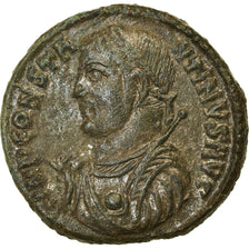 Moneta, Constantine I, Follis, 317-320, Kyzikos, BB+, Bronzo