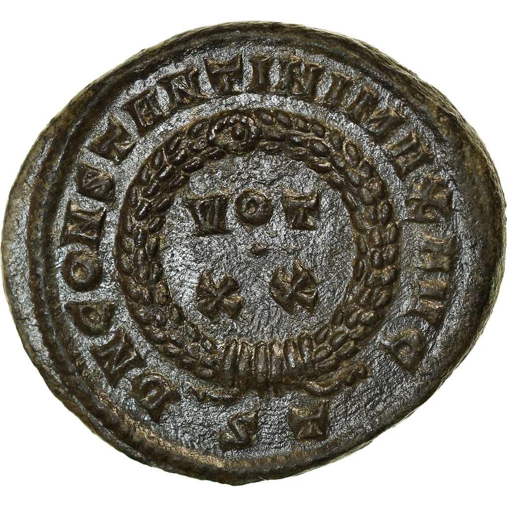 Coin, Constantine I, Follis, 320-321, Ticinum, AU(55-58), Bronze