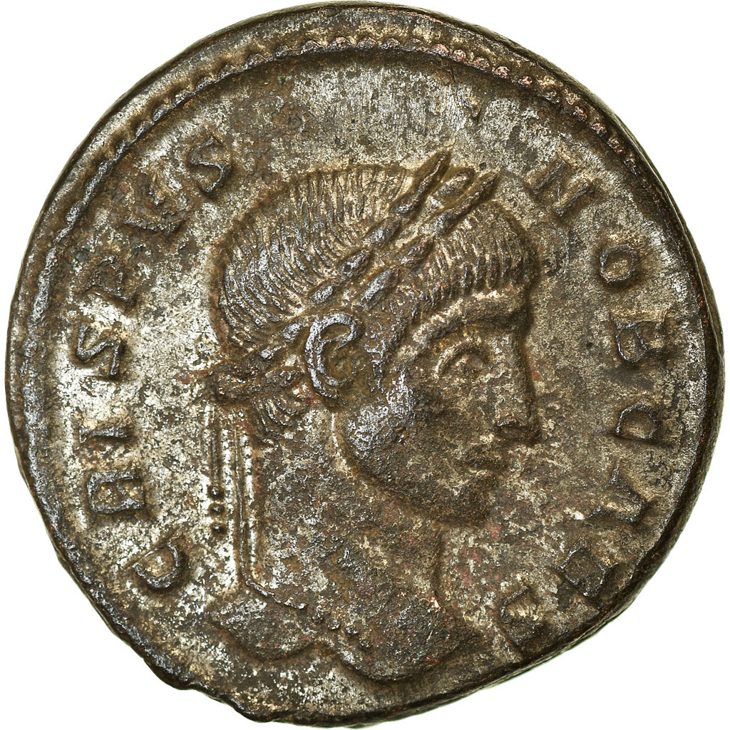 Coin, Crispus, Follis, 322, Arles, AU(55-58), Bronze, RIC:247