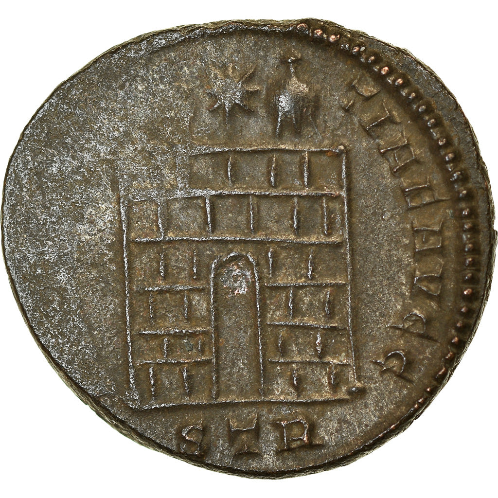 Coin, Constantine I, Follis, 324-325, Trier, AU(55-58), Bronze, RIC:449