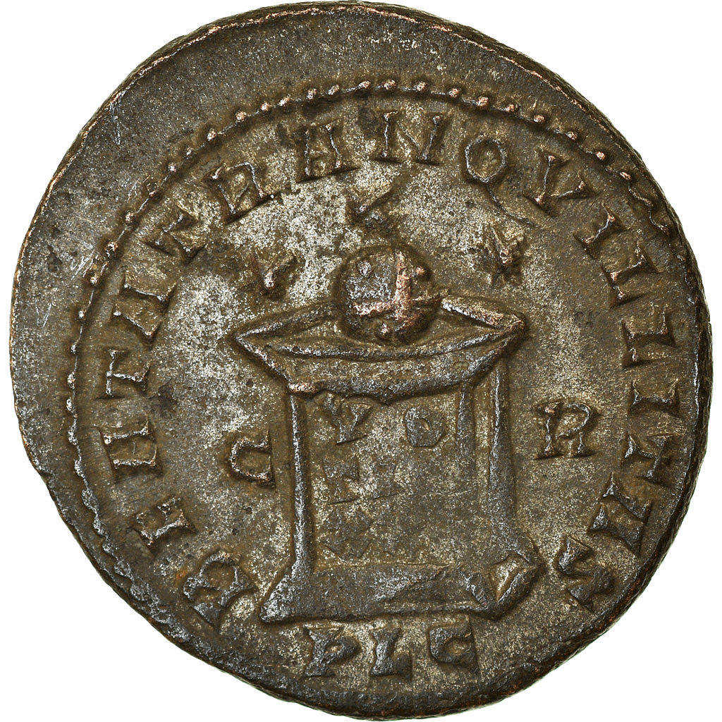 Coin, Constantine I, Follis, 321, Lyon - Lugdunum, AU(50-53), Bronze, RIC:127