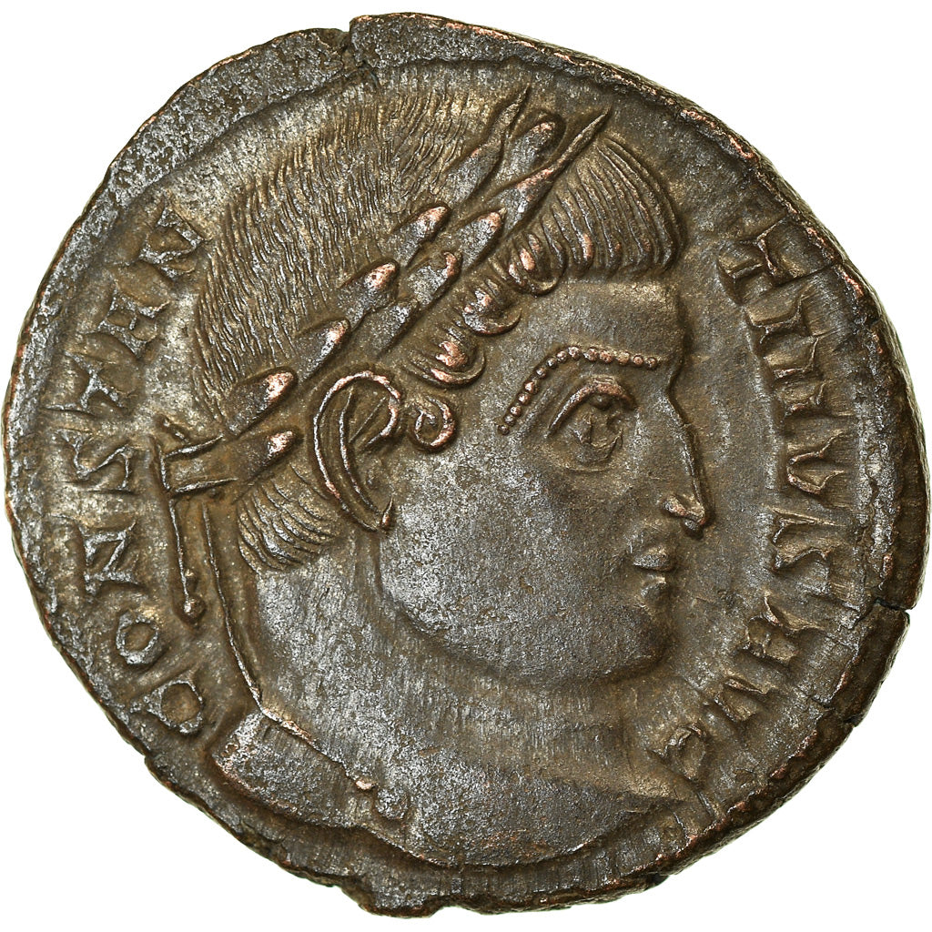 Coin, Constantine I, Follis, 323-324, Trier, MS(60-62), Bronze, RIC:435