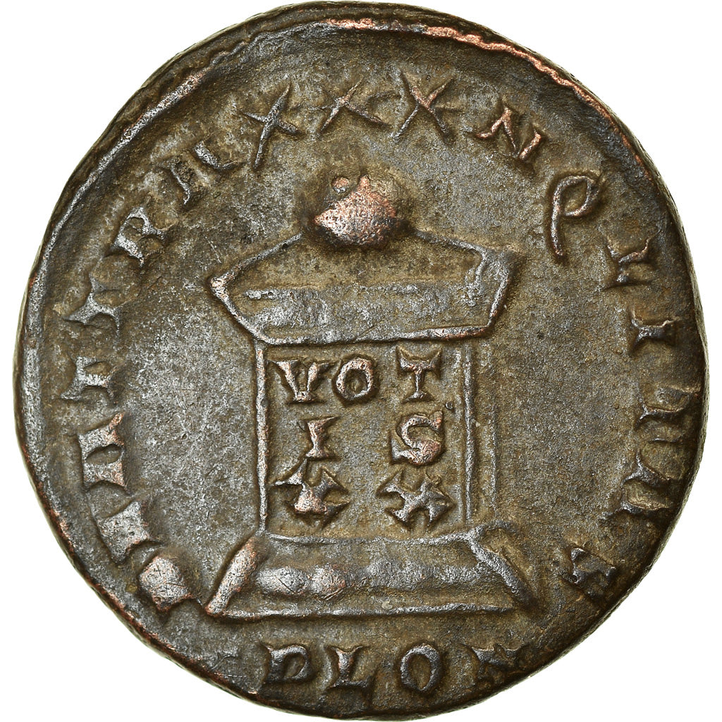 Coin, Constantine I, Follis, 324-324, London, AU(50-53), Bronze, RIC:286