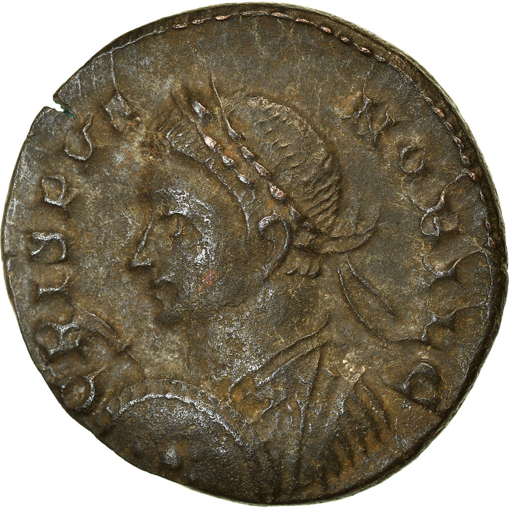 Moneda, Crispus, Follis, 323-324, London, EBC, Bronce, RIC:279