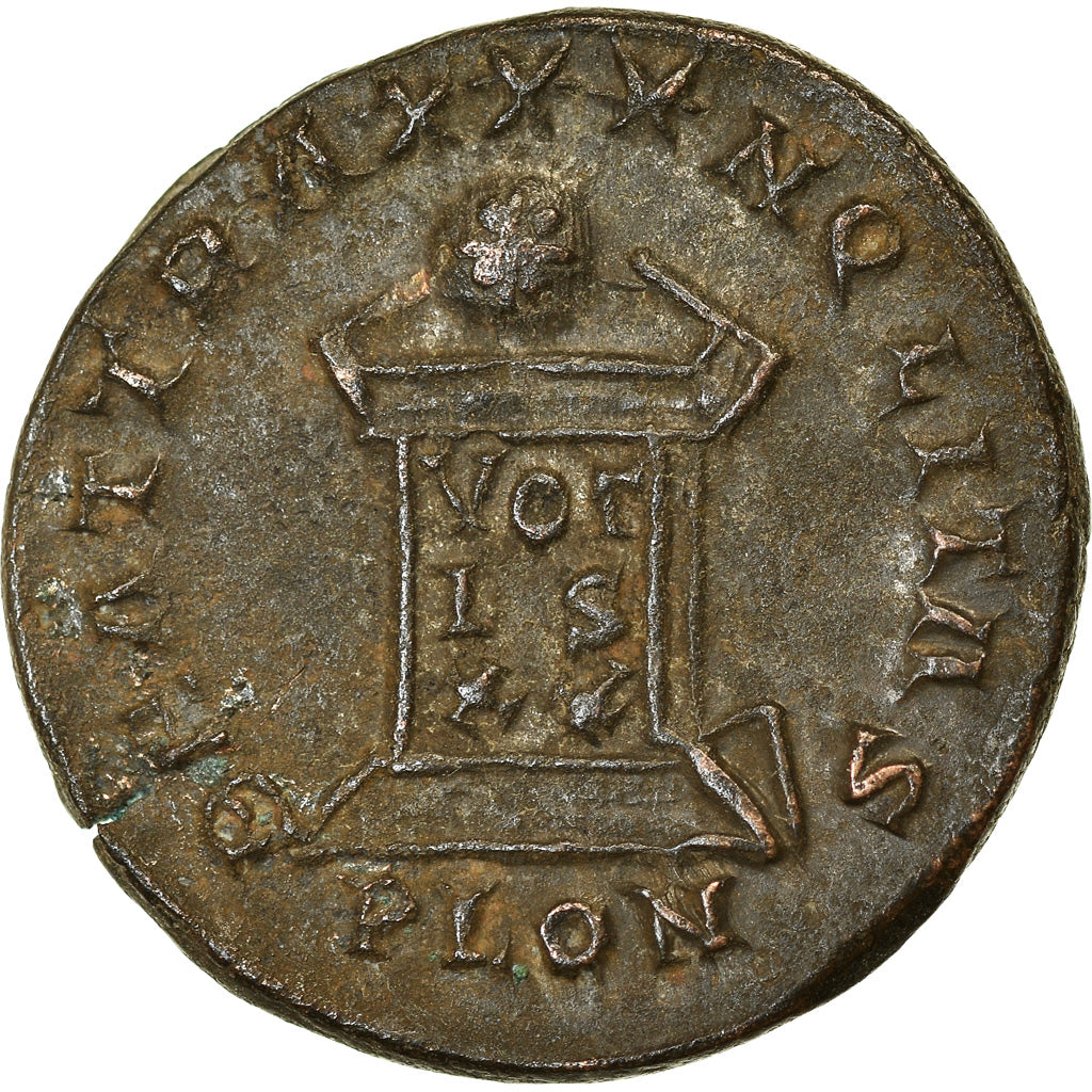 Moneda, Crispus, Follis, 323-324, London, EBC, Bronce, RIC:279