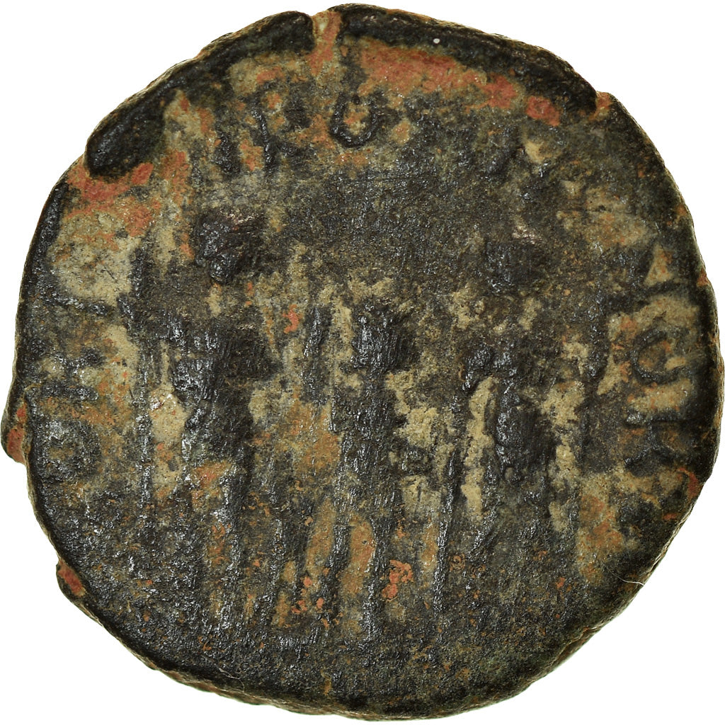 Moneda, Arcadius, Nummus, 406-408, Uncertain Mint, BC+, Bronce
