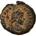 Moeda, Theodosius II, Nummus, 406-408, Alexandria, EF(40-45), Bronze, RIC:159