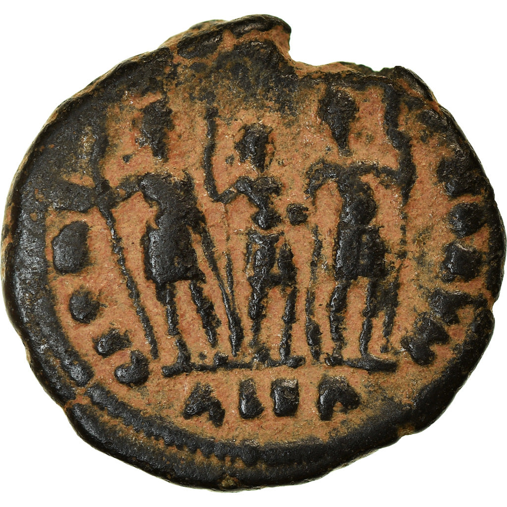 Moeda, Theodosius II, Nummus, 406-408, Alexandria, EF(40-45), Bronze, RIC:159