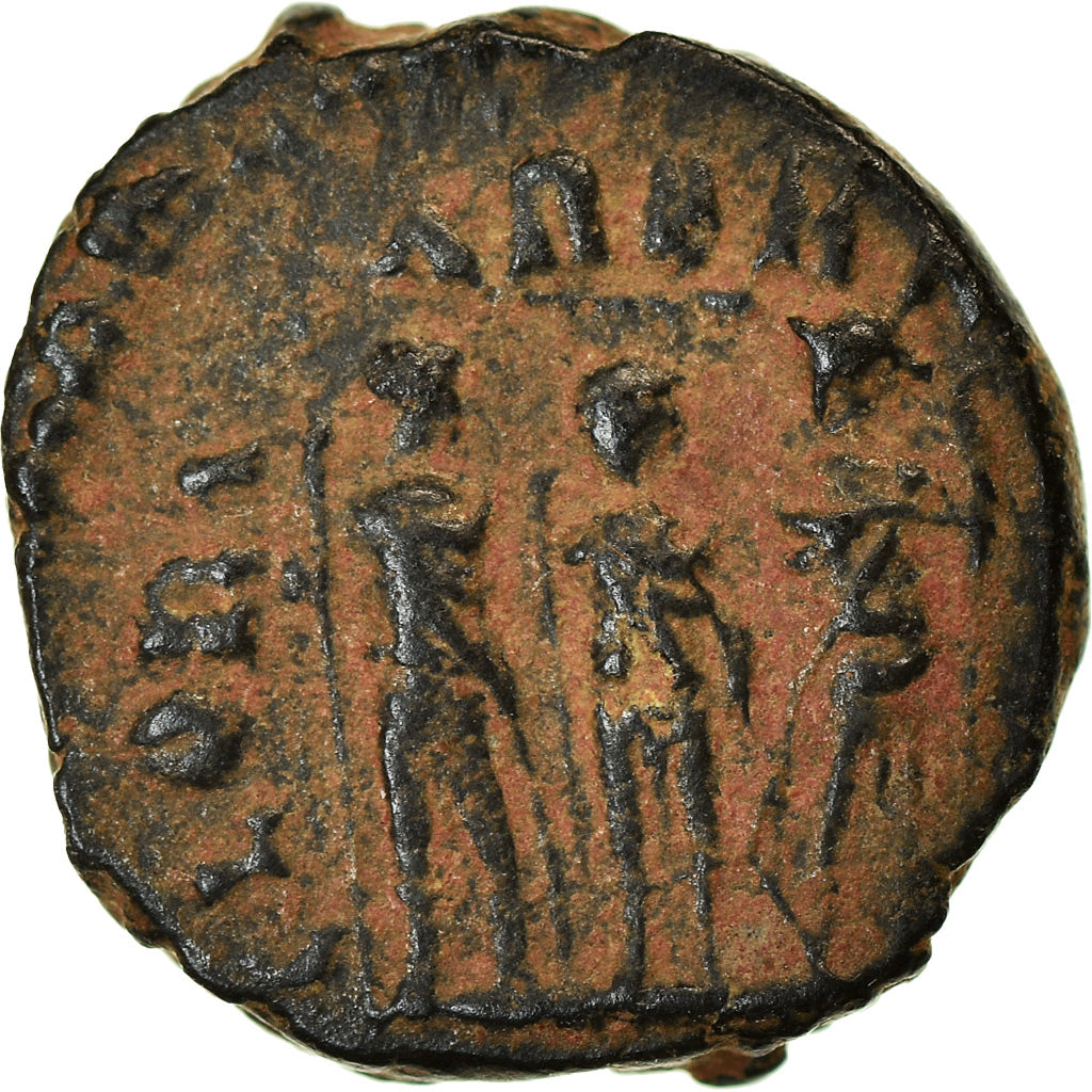 Coin, Theodosius II, Nummus, 406-408, Uncertain Mint, EF(40-45), Bronze