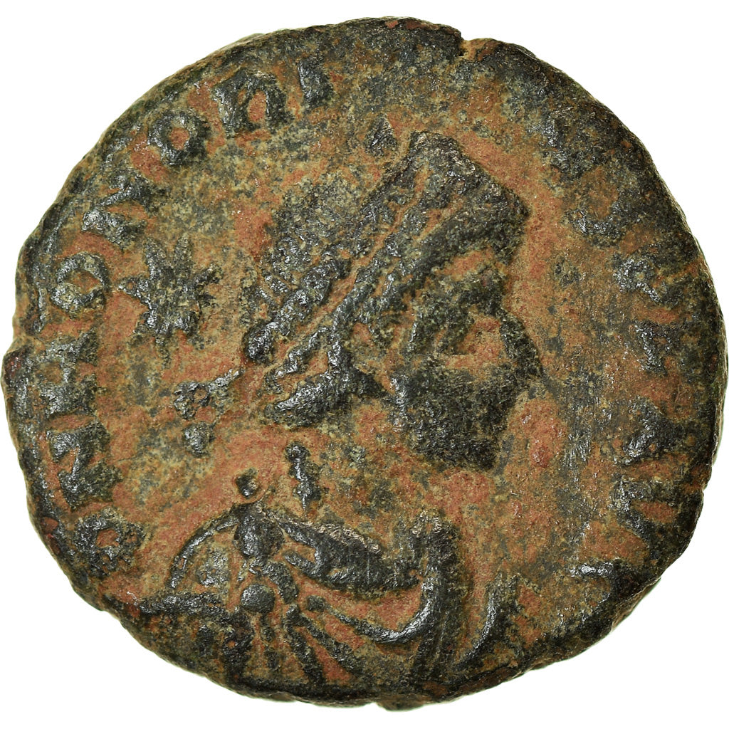 Moneta, Honorius, Nummus, 406-408, Alexandria, Rare, BB, Bronzo, RIC:157