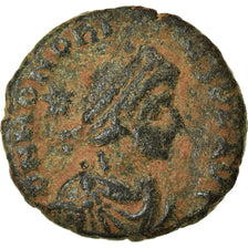 Moneta, Honorius, Nummus, 406-408, Alexandria, Rare, BB, Bronzo, RIC:157