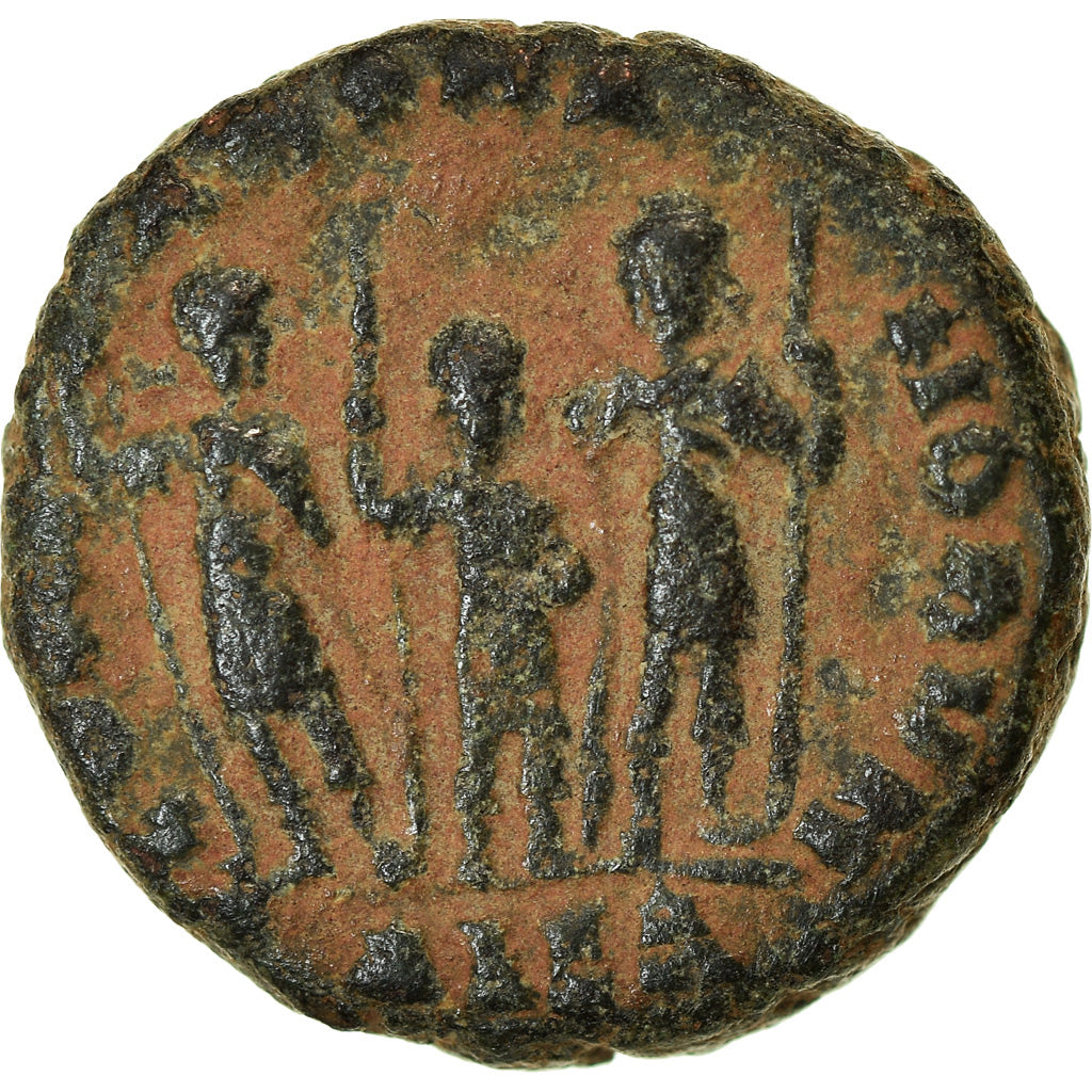Moneta, Honorius, Nummus, 406-408, Alexandria, Rare, BB, Bronzo, RIC:157