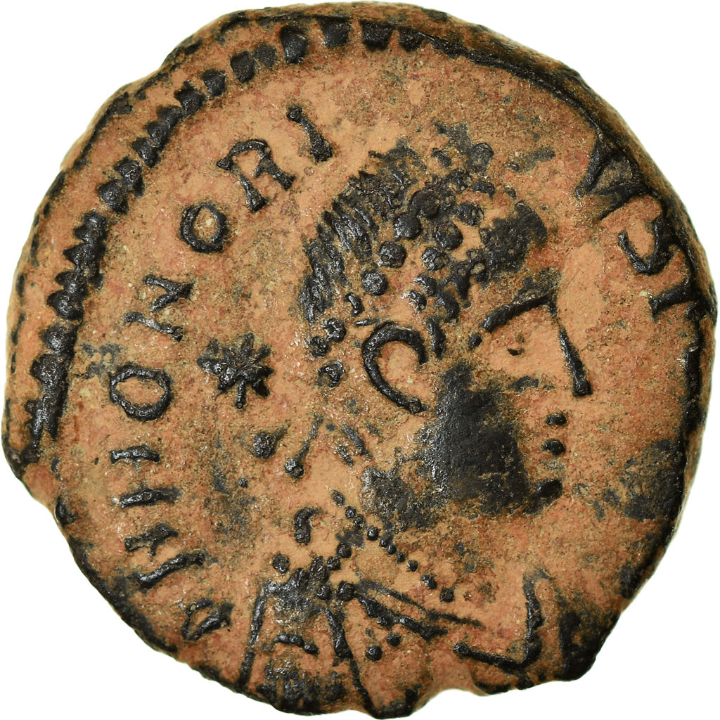 Coin, Honorius, Nummus, 406-408, Antioch, AU(50-53), Bronze, RIC:153