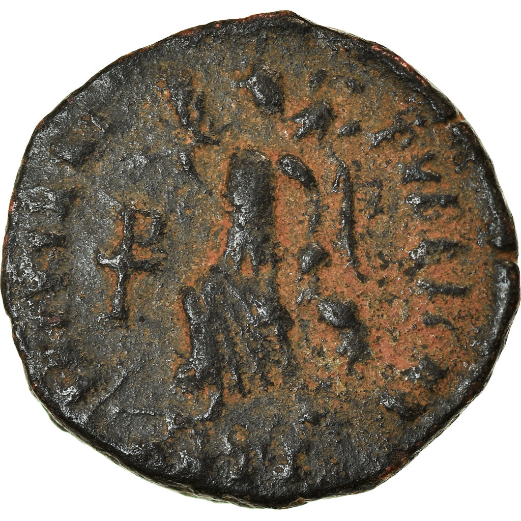 Moneda, Arcadius, Nummus, 383-392, Antioch, MBC, Bronce, RIC:67d