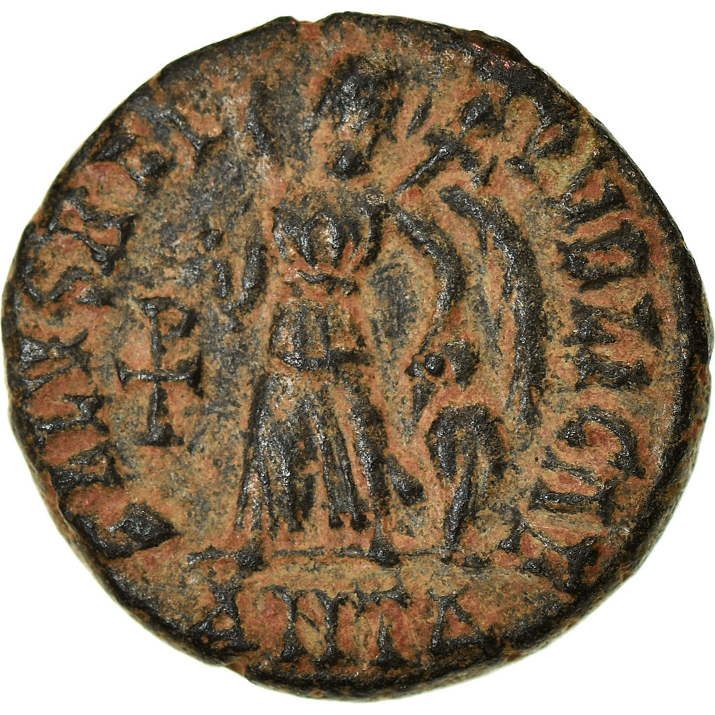 Coin, Theodosius I, Nummus, 383-392, Antioch, EF(40-45), Bronze, RIC:67b