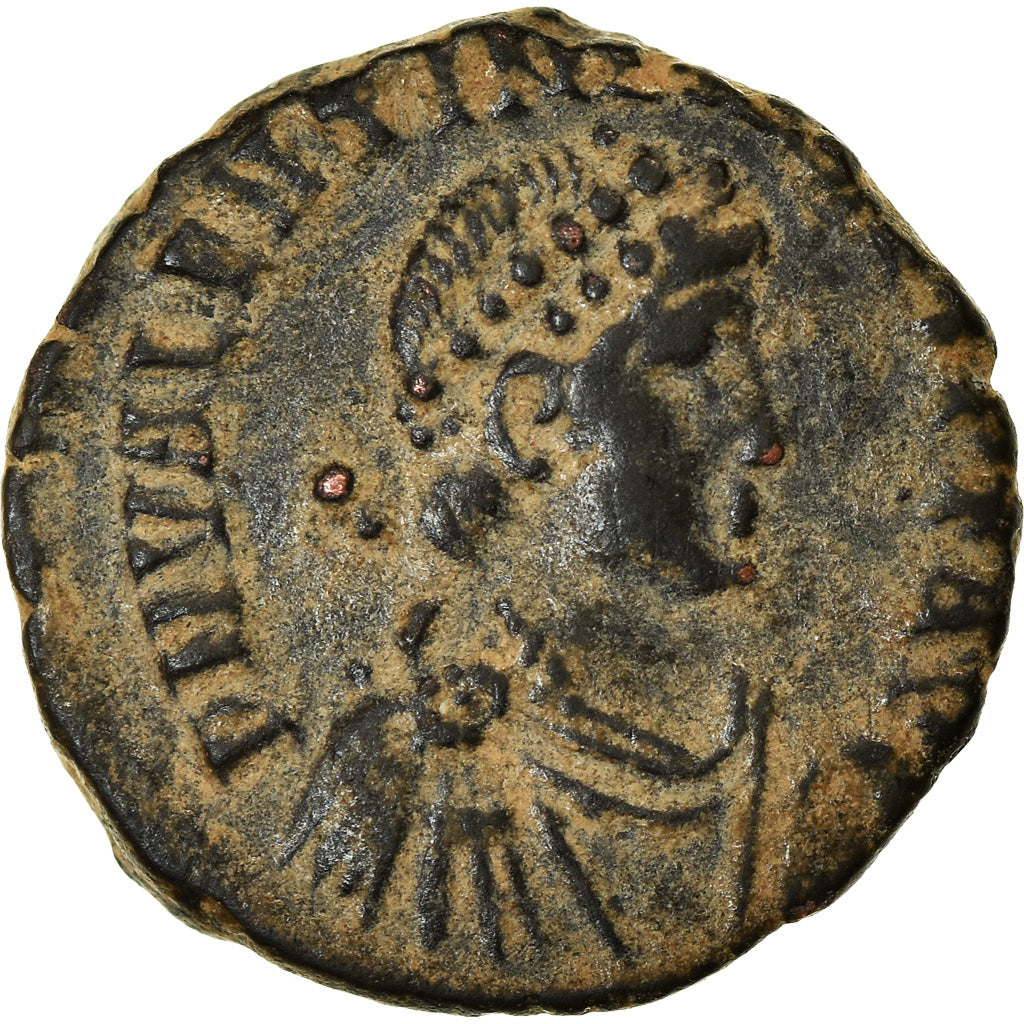 Coin, Valentinian II, Nummus, 383-392, Antioch, EF(40-45), Bronze, RIC:67a