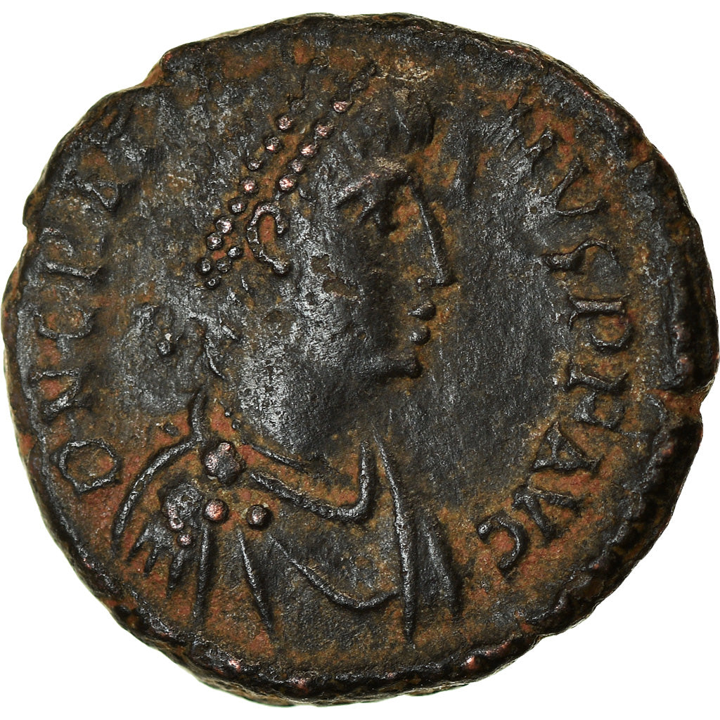 Moeda, Gratian, Nummus, 378-383, Antioch, EF(40-45), Bronze, RIC:58a