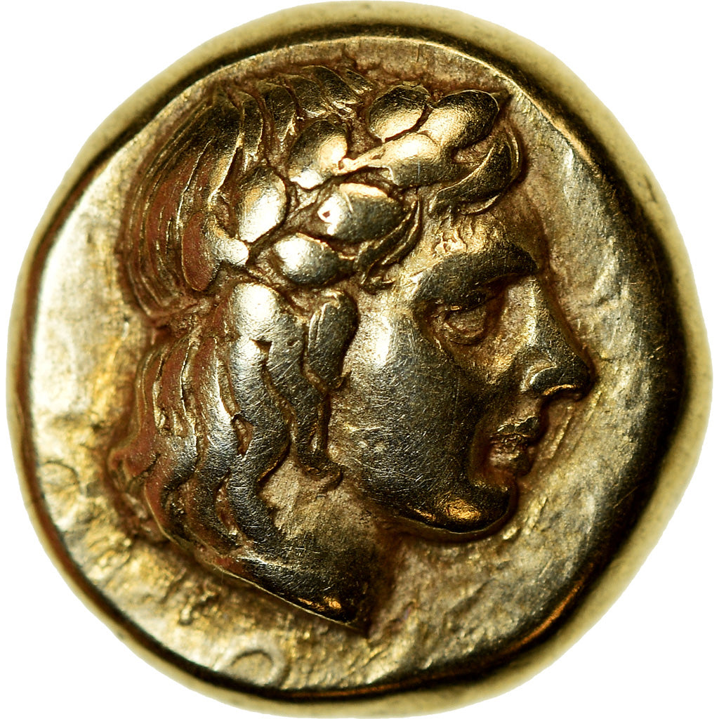 Monnaie, Lesbos, Mytilene, Hecté, 412-378 BC, TTB+, Electrum, HGC:6-996