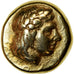 Münze, Lesbos, Mytilene, Hekte, 412-378 BC, SS+, Electrum, HGC:6-996