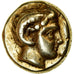 Moneta, Lesbos, Mytilene, Hekte, 377-326 BC, AU(50-53), Elektrum, HGC:6-1030
