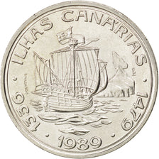 Coin, Portugal, 100 Escudos, 1989, MS(63), Copper-nickel, KM:646