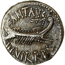 Coin, Marcus Antonius, Denarius, 32-31 BC, Traveling Mint, Pedigree, EF(40-45)