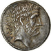 Moneta, Junia, Denarius, 54 BC, Rome, Pedigree, AU(55-58), Srebro