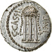 Coin, Cassia, Denarius, 42 BC, Smyrna, Pedigree, MS(64), Silver, Crawford:500/1