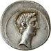 Coin, Octavian, Denarius, 30-29 BC, Rome, Pedigree, AU(55-58), Silver, RIC:265a