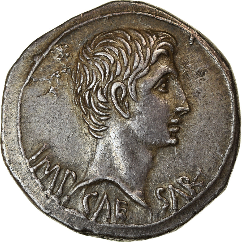 Coin, Augustus, Cistophorus, 25-20 BC, Ephesos, Pedigree, AU(55-58), Silver