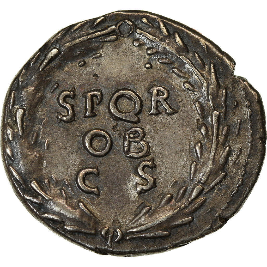 Coin, Vitellius, Denarius, 69 AD, Rome, Pedigree, AU(55-58), Silver, RIC:83