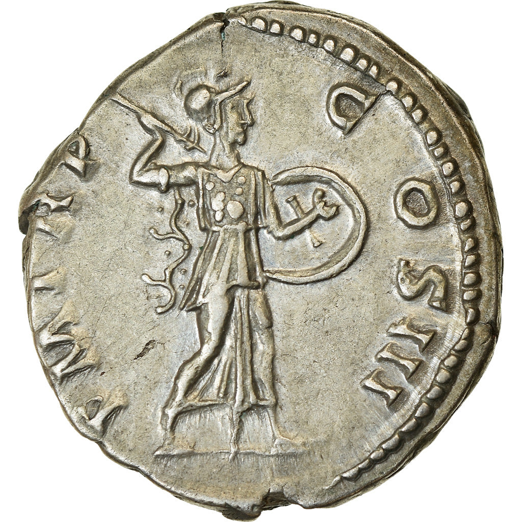 Coin, Hadrian, Denarius, 121-123, Rome, Pedigree, AU(55-58), Silver, RIC:516