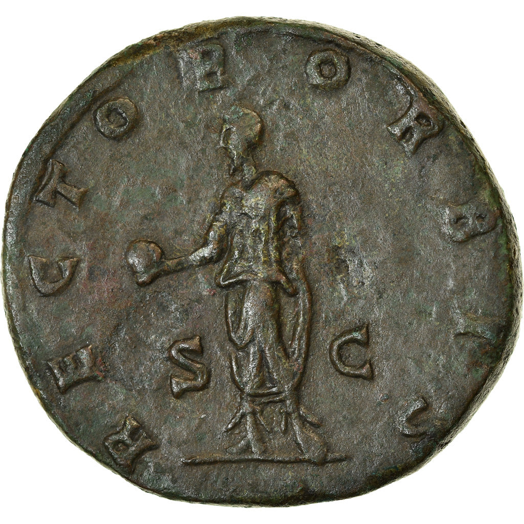 Coin, Didius Julianus, Sestertius, 193, Rome, Pedigree, AU(50-53), Bronze