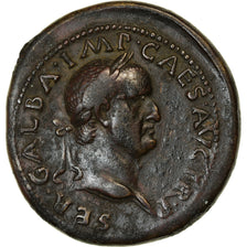 Moneta, Galba, Sesterzio, 68 AD, Rome, BB, Bronzo, RIC:445