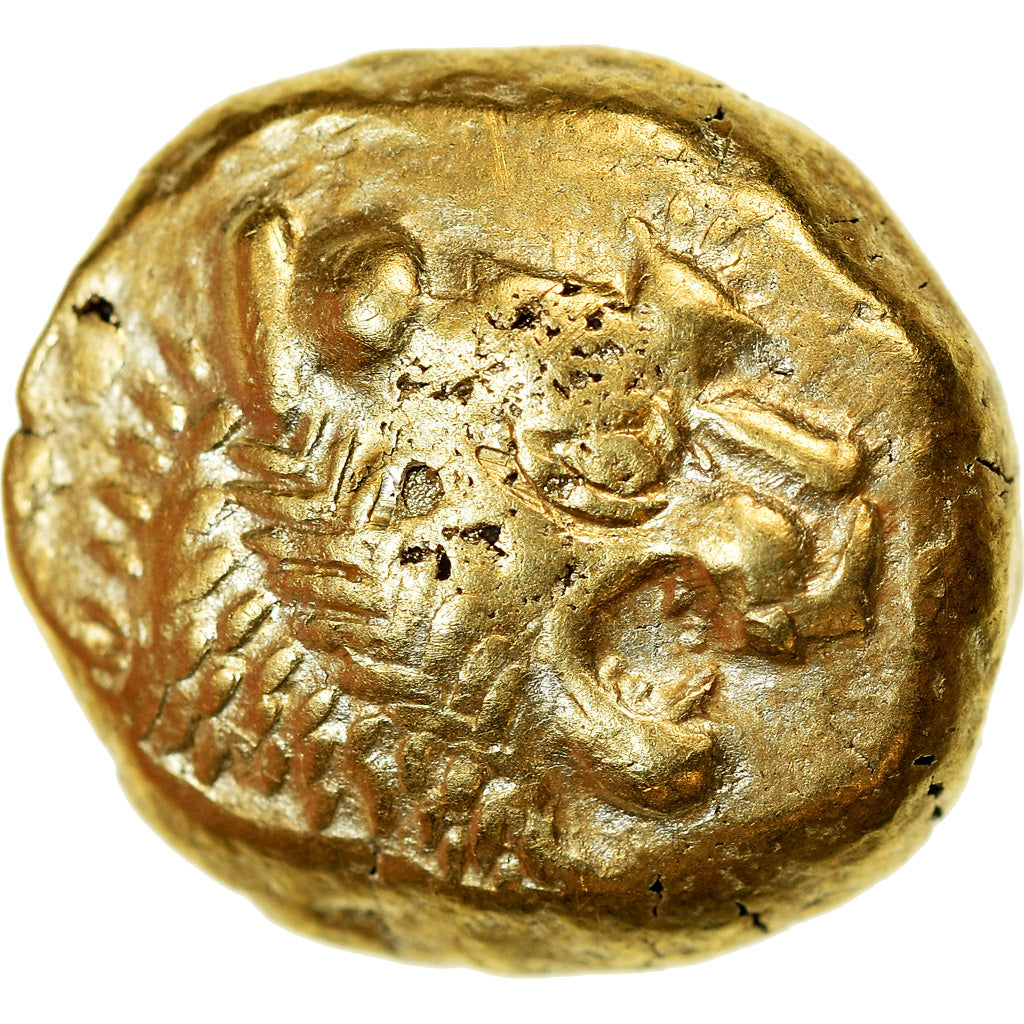 Coin, Lydia, Alyattes, 1/3 Stater, 610-546 BC, Sardes, EF(40-45), Electrum