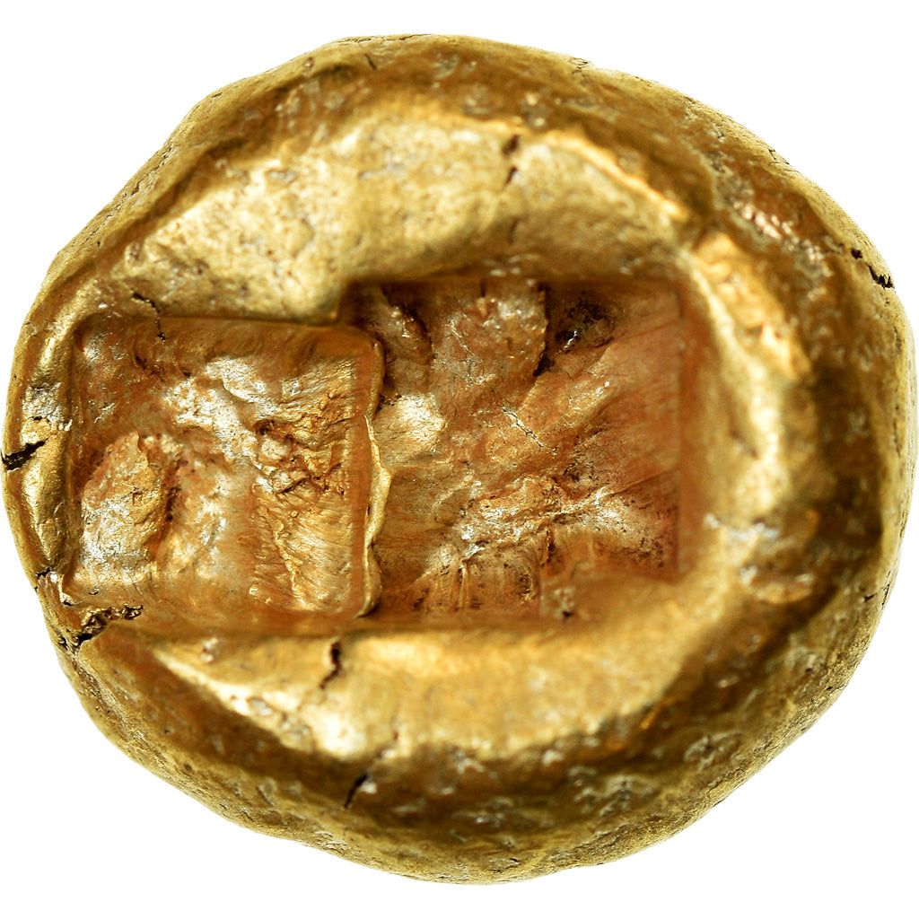 Coin, Lydia, Alyattes, 1/3 Stater, 610-546 BC, Sardes, EF(40-45), Electrum